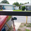 Wood and steel kayak rack build opposite side view of steel size.